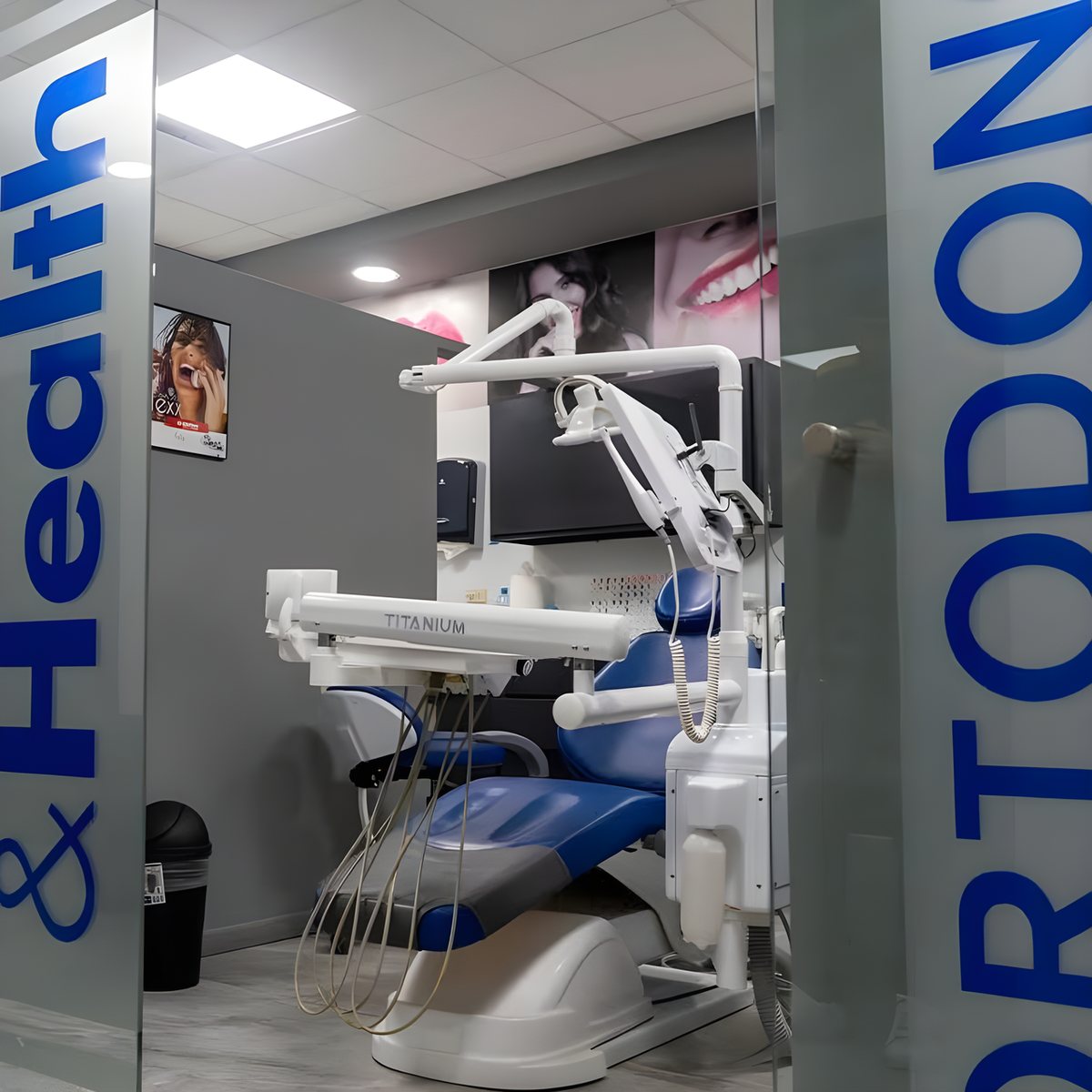 Sillón dental en el área de ortodoncia de Pro Dental & Health